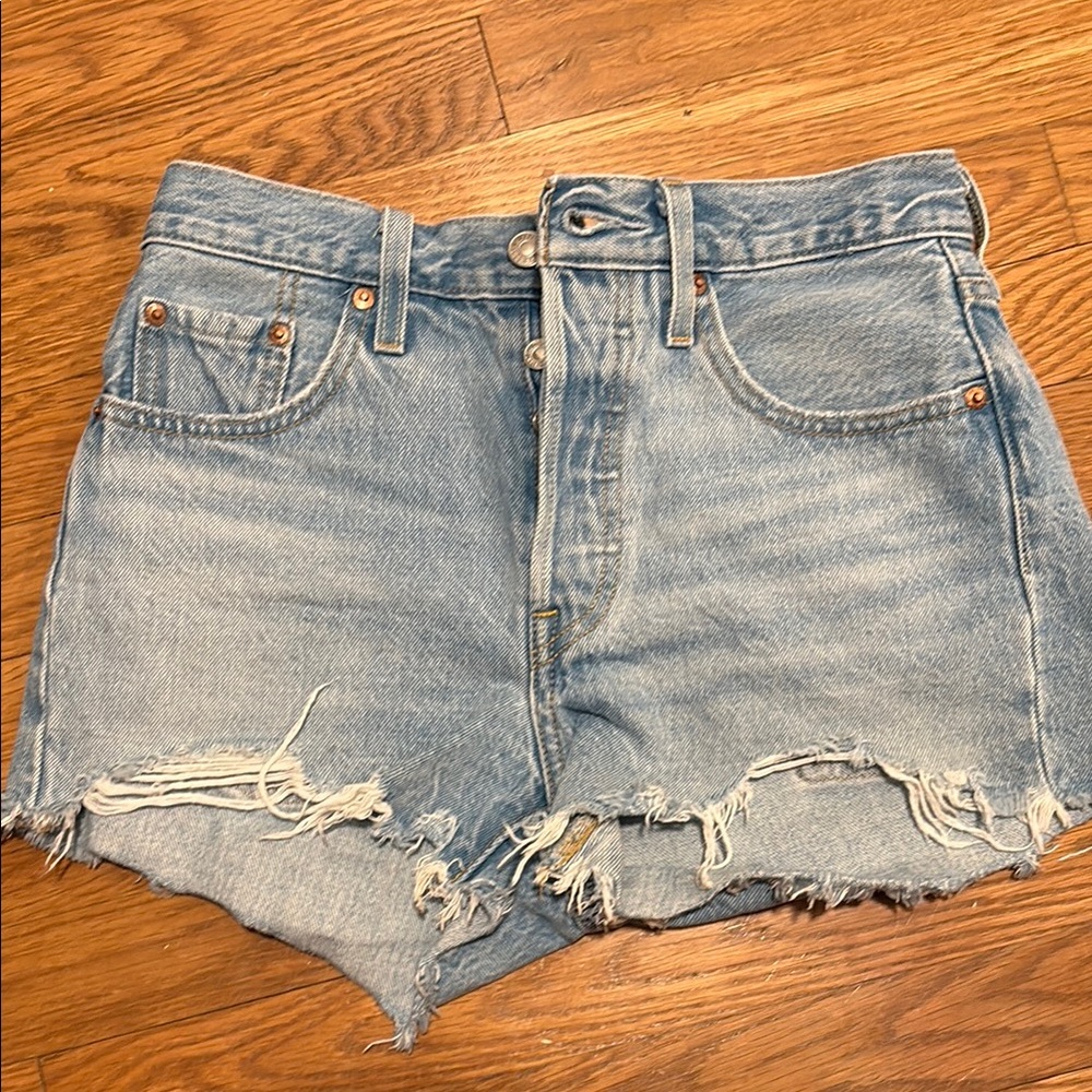 Denim Distressed Women Shorts